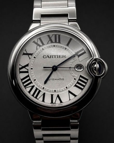 2018 Cartier Ballon Bleu XL 42MM Silver Dial Steel Bracelet (W69012Z4)