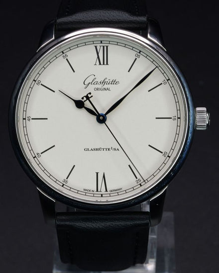 No Reserve - 2024 Glashütte Original Senator Excellence 40MM White Dial Leather Strap (1-36-01-01-02-01)