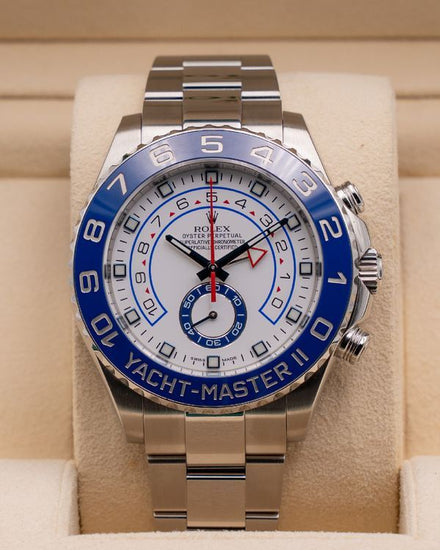 2016 Rolex Yacht-Master II 44MM White Dial Oyster Bracelet (116680)