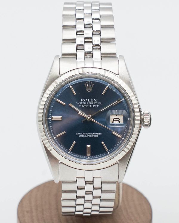 Rolex Datejust 36MM Blue Dial Jubilee Bracelet (1601)