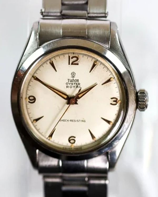 1960 Tudor Royal 34MM  White Dial Steel Bracelet (7934)