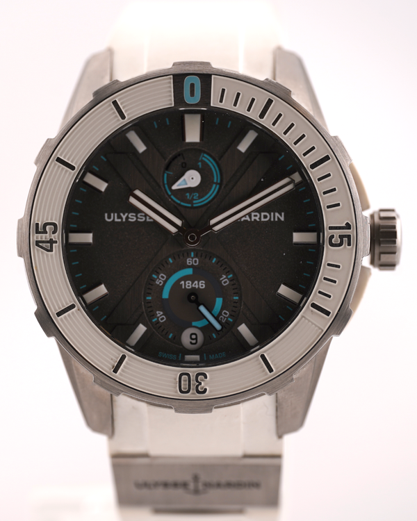 2021 Ulysse Nardin Diver X Antarctica L. E. 44MM Grey Dial Rubber Strap (1183-170LE-3/90-ANT)