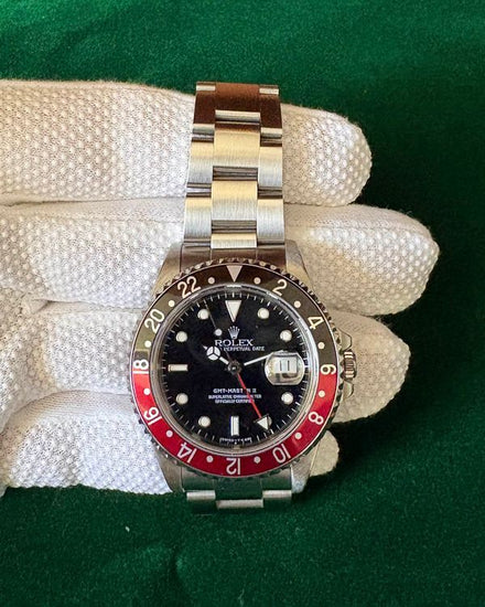 Rolex GMT-Master II "Coke" 40MM Black Dial Oyster Bracelet (16710)
