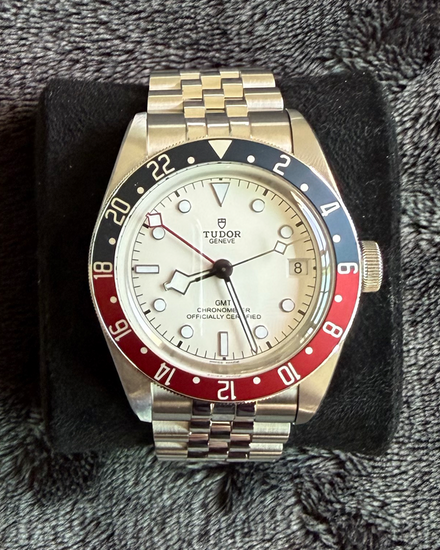 2025 Tudor Black Bay GMT "Pepsi" 41MM White Dial Steel Bracelet (79830RB)