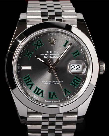 2026 Rolex Datejust "Wimbledon" 41MM Slate Dial Jubilee Bracelet (126300)