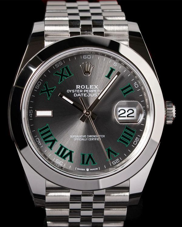 2026 Rolex Datejust "Wimbledon" 41MM Slate Dial Jubilee Bracelet (126300)