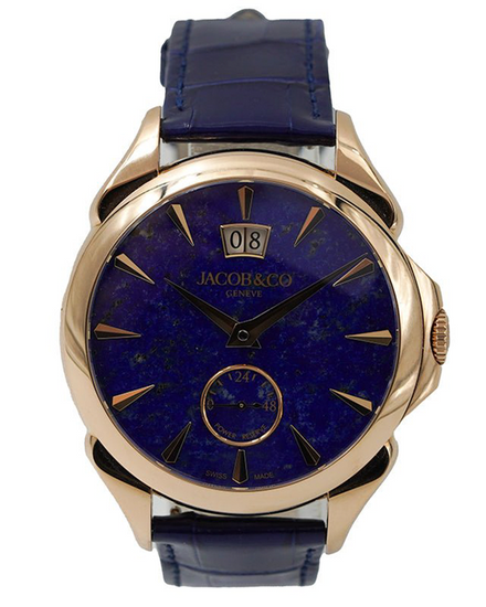 2025 Jacob & Co. Palatial 42MM Lapis Lazuli Dial Leather Strap (PC400.40.AA.AB.A)