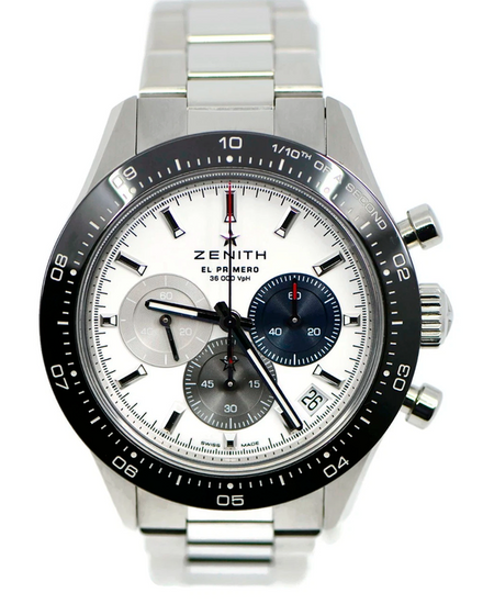2021 Zenith Chronomaster Sport 41MM White Dial Steel Bracelet (03.3100.3600)