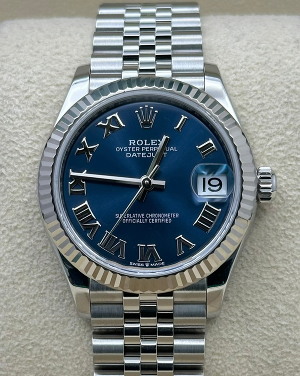 2024 Rolex Datejust 31MM Blue Dial Jubilee Bracelet (278274)