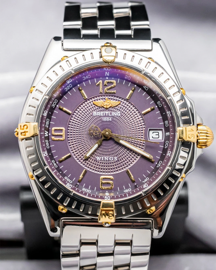 Breitling Windrider 37.6MM Grey Dial Steel Bracelet (B10050)