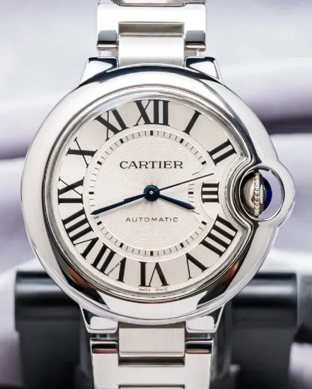2019 Cartier Ballon Bleu 33MM Silver Dial Steel Bracelet (W6920071)