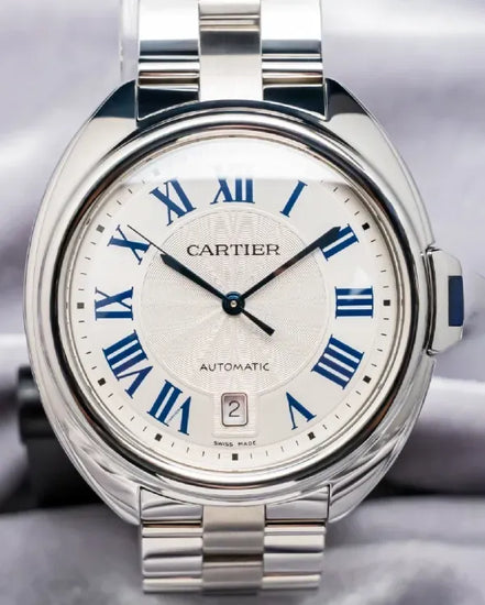 Cartier Cle De Cartier 40MM Silver Dial Steel Bracelet (WSCL0007)