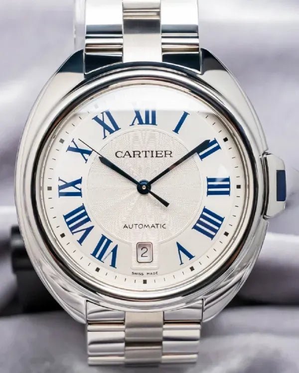 Cartier Cle De Cartier 40MM Silver Dial Steel Bracelet (WSCL0007)