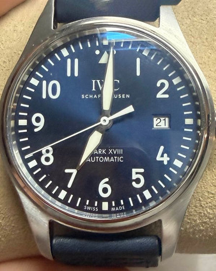 2020 IWC Schaffhausen Pilot Mark XVIII Edition "Le Petit Prince" 40MM Blue Dial Rubber Strap (IW327010)