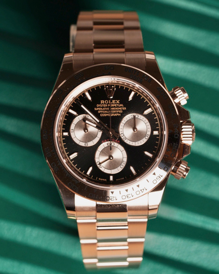2026 Rolex Cosmograph Daytona 40MM Black Dial Rose Gold Oyster Bracelet (126505)