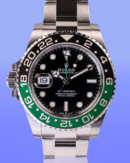 2026 Rolex GMT-Master II "Sprite" 40MM Black Dial Oyster Bracelet (126720VTNR)