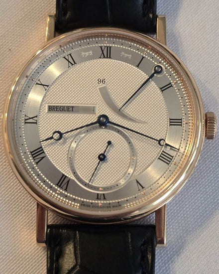 Breguet Classique 38MM Silver Dial Leather Strap (5277BR/12/9V6)