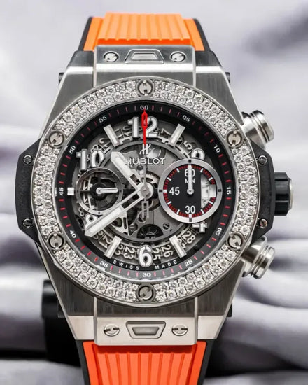 2015 Hublot Big Bang Unico 45MM Skeleton Dial Rubber Strap (411.NX.1170.RX.1104)