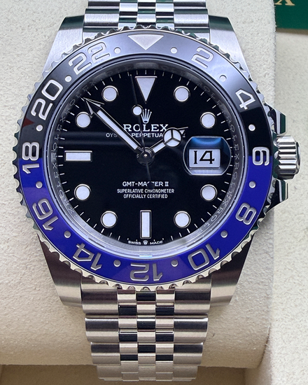 2026 Rolex GMT-Master II "Batgirl" 40MM Black Dial Jubilee Bracelet (126710BLNR)