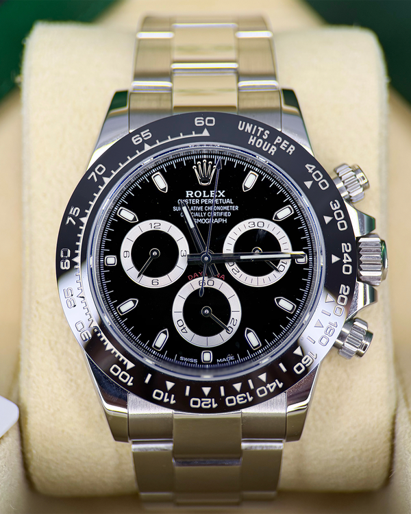 2022 Rolex Cosmograph Daytona 40MM Black Dial Oyster Bracelet (116500LN)
