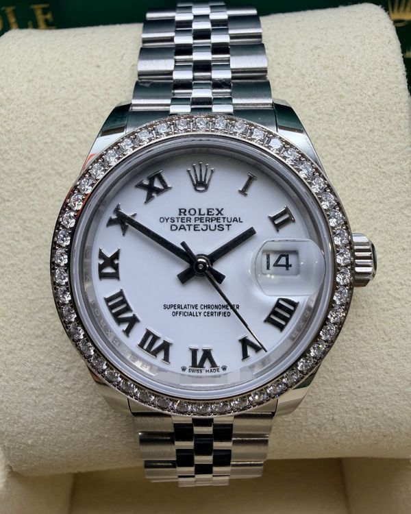 2026 Rolex Lady-Datejust 31MM White Dial Oyster Bracelet (279384RBR)