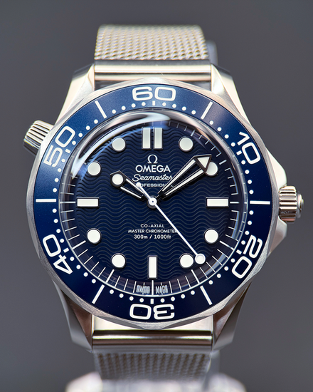 2026 Omega Seamaster Diver 300M "James Bond 60th Anniversary" 42MM Blue Dial Steel Bracelet (210.30.42.20.03.002)