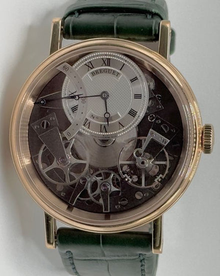 2018 Breguet Tradition 40MM Skeleton Dial Leather Strap (7097BR/G1/9WU)