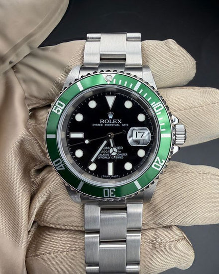 2007 Rolex Submariner Date "Kermit" 40MM Black Dial Oyster Bracelet (16610LV)