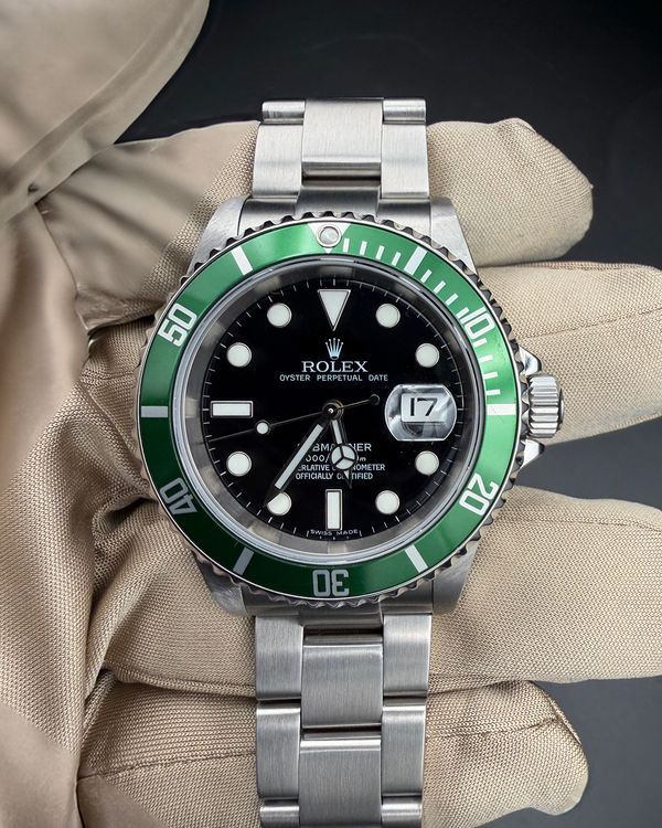 2007 Rolex Submariner Date "Kermit" 40MM Black Dial Oyster Bracelet (16610LV)