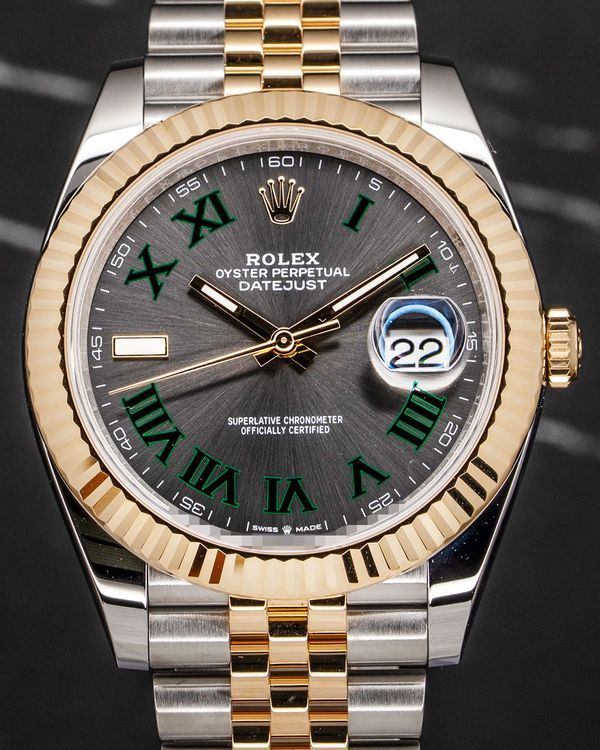 2024 Rolex Datejust "Wimbledon" 41MM Slate Dial Two-Tone Jubilee Bracelet (126333)