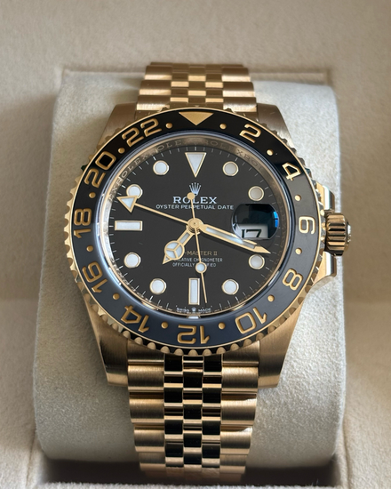2025 Rolex GMT-Master II "Zombie" 40MM Black Dial Yellow Gold Jubilee Bracelet (126718GRNR)