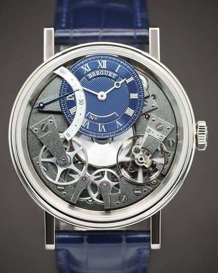 2021 Breguet Tradition 40MM Skeleton Dial Leather Strap (7097BB/GY/9WU)