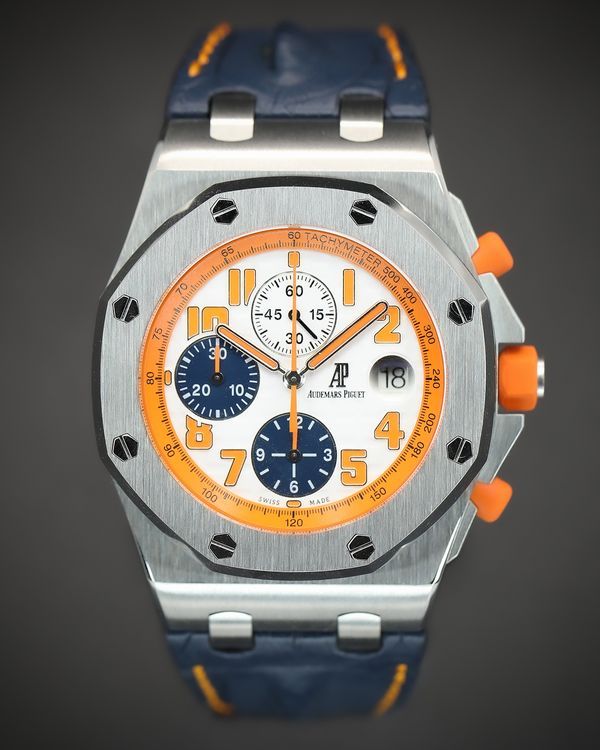 2015 Audemars Piguet Royal Oak Offshore Chronograph "Goliath" L.E. 42MM White Dial Leather Strap (26217ST.OO.D071CA.01)