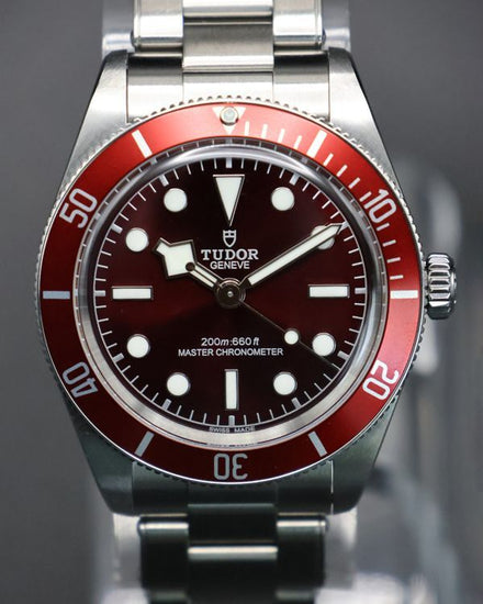 No Reserve - 2025 Tudor Black Bay 58 39MM Red Dial Steel Bracelet (7939A1A0RU)