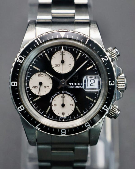 1991 Tudor Prince Oysterdate Big Block 40MM Black Dial Steel Bracelet (79170)