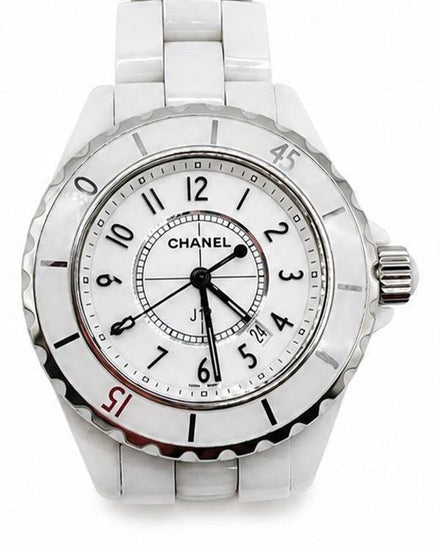 Chanel J12 33MM Quartz White Dial Ceramic Bracelet (H2000)