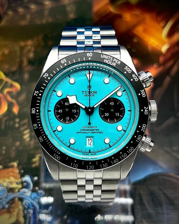 2025 Tudor Black Bay Chrono 41MM Blue "Flamingo" Dial Steel Bracelet (79360N)