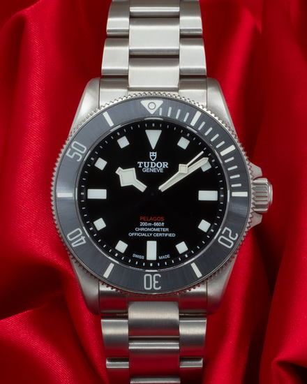 No Reserve - 2024 Tudor Pelagos 39MM Black Dial Titanium Bracelet (25407N)