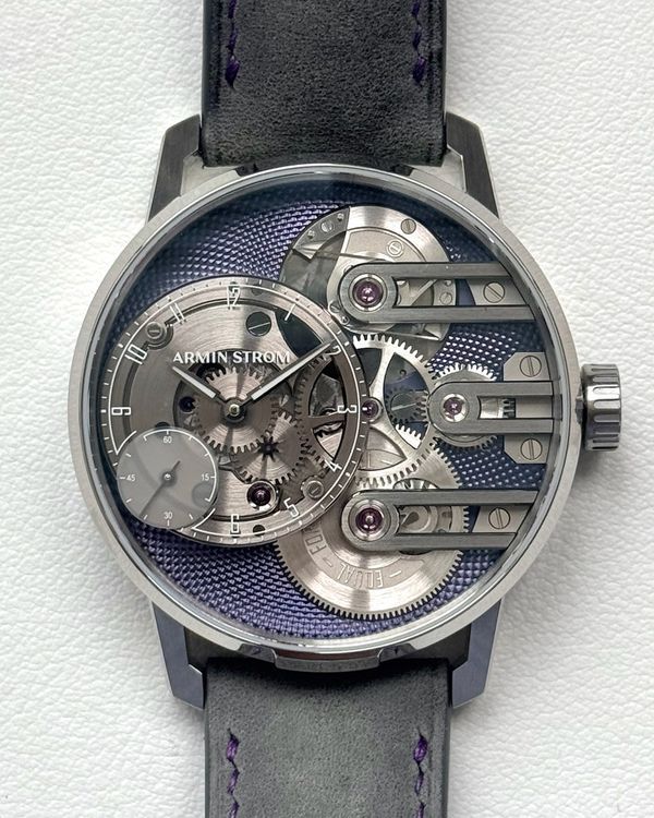 2025 Armin Strom Gravity Equal Force 41MM Skeleton Dial Leather Strap (ST24-GEF)