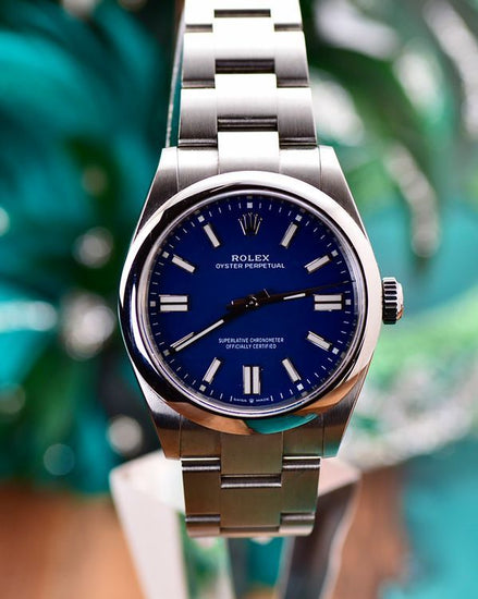2025 Rolex Oyster Perpetual 41MM Blue Dial Oyster Bracelet (134300)