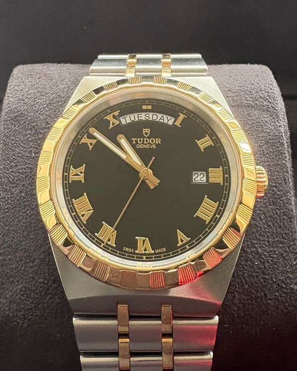 2023 Tudor Royal 41MM Black Dial Two-Tone Bracelet (28603)