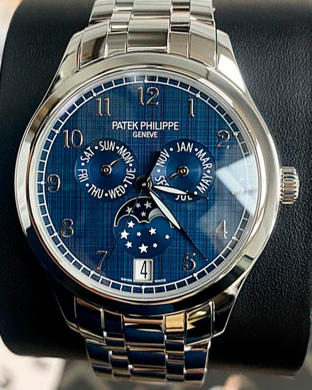 2026 Patek Philippe Annual Calendar 38MM Blue Dial Steel Bracelet (4947/1A-001)