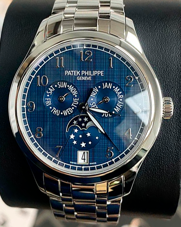 2026 Patek Philippe Annual Calendar 38MM Blue Dial Steel Bracelet (4947/1A-001)