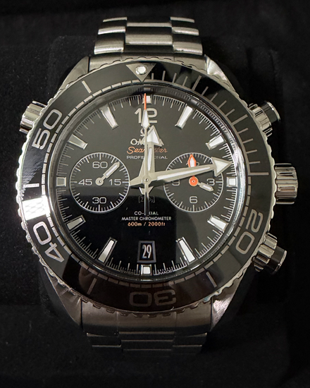 No Reserve - 2023 Omega Seamaster Planet Ocean 600M 45.5MM Black Dial Steel Bracelet (215.30.46.51.01.001)