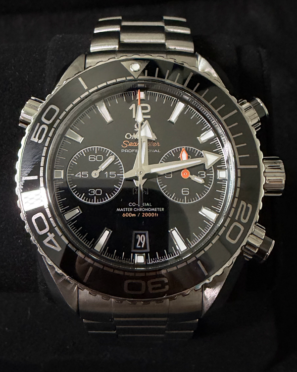 No Reserve - 2023 Omega Seamaster Planet Ocean 600M 45.5MM Black Dial Steel Bracelet (215.30.46.51.01.001)