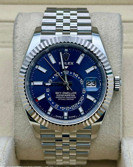 2024 Rolex Sky-Dweller 42MM Blue Dial Jubilee Bracelet (336934)