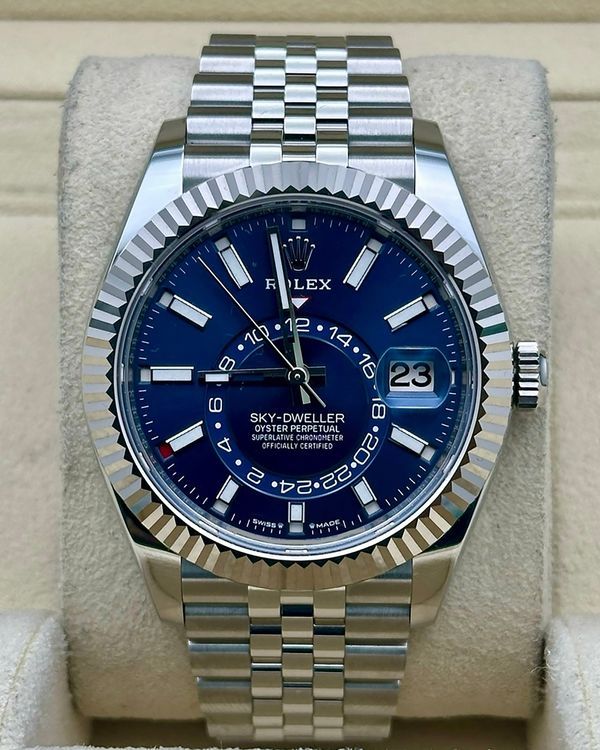 2024 Rolex Sky-Dweller 42MM Blue Dial Jubilee Bracelet (336934)