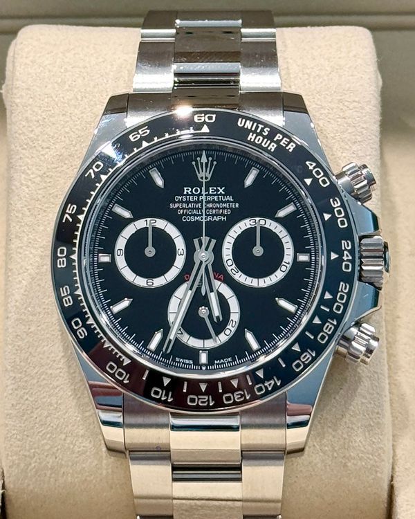 2026 Rolex Cosmograph Daytona 40MM Black Dial Oyster Bracelet (126500LN)