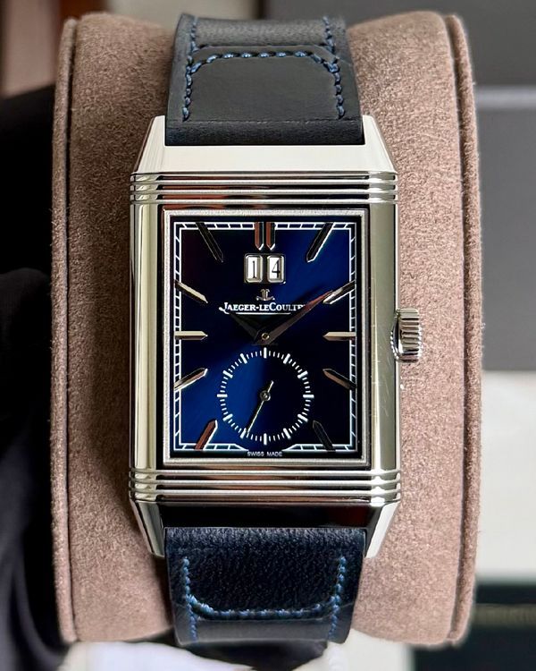 2025 Jaeger-LeCoultre Reverso 49MM Blue Dial Leather Strap (Q714845J)