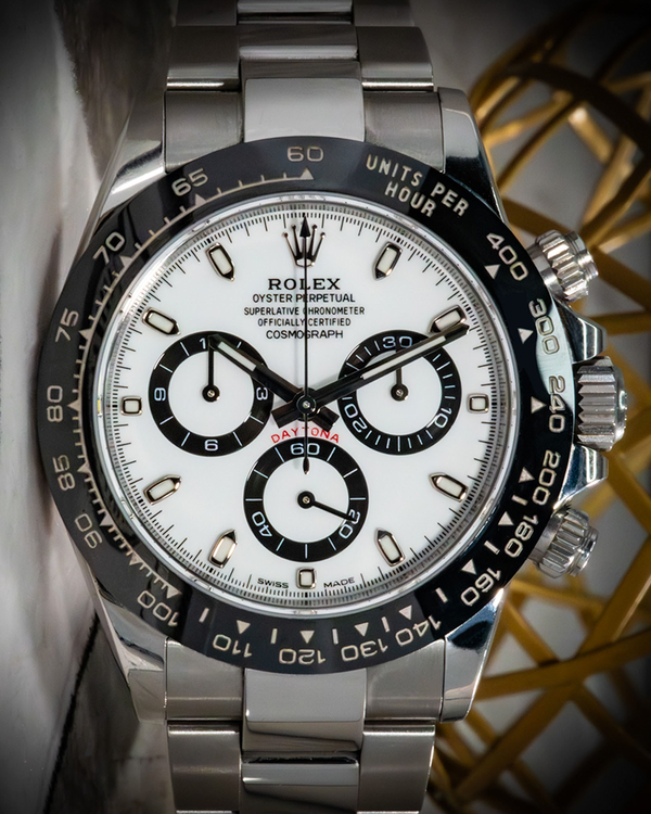 2023 Rolex Cosmograph Daytona "Panda" 40MM White Dial Oyster Bracelet (116500LN)